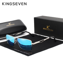 Load image into Gallery viewer, KINGSEVEN Classic Square Polarized Sunglasses for Men - UV Blocking, Driving Eyewear