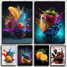 Load image into Gallery viewer, Natural Fresh Fruits Canvas Painting Kitchen Dining Room Wall Art Decor