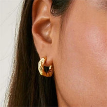 Load image into Gallery viewer, Mariasz Minimalist New Hot Sell Trendy Plated Gold Color Circle Earrings for Women Ear Hoop Earring Classic Jewelry