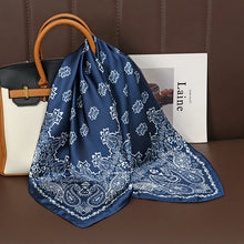 Load image into Gallery viewer, Luxury Polka Dot Silk Square Scarf Women Hijab Hair Bands Neckerchief Female Satin Shawl Ribbon Headband Fashion Wraps Bandana