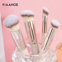 Load image into Gallery viewer, MAANGE 4PCS Face Makeup Brush Set - Foundation, Concealer, Soft Bristles, Gift Box