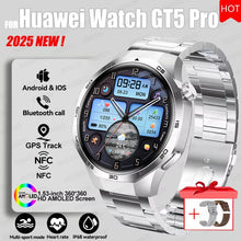 Load image into Gallery viewer, 2026 Watch 5 Pro GPS Track Compass Smart Watch Men 360*360 AMOLED Screen NFC BT Call Waterproof Health Monitor Man Smartwatches