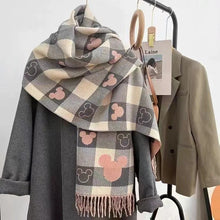 Load image into Gallery viewer, Luxury Winter Cashmere Scarf Women New Design Warm Pashmina Long Tassel Scarves Female Print Shawl Thick Foulard Bufanda