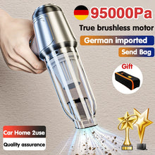 Load image into Gallery viewer, Car Wireless Vacuum Cleaner Portable Handheld120W Blowable Cordless Home Appliance Vacuum Home &amp; Car Dual Use Mini VacuumCleaner