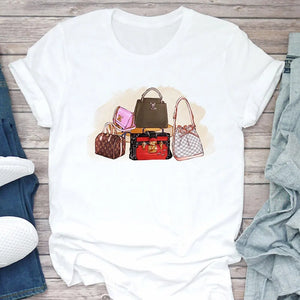 Cute Graphic Tee (Women's) - Summer Vibes, Short Sleeve