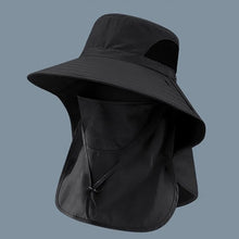 Load image into Gallery viewer, Summer Sun Hats UV Protection Outdoor Hunting Fishing Cap For Men Women Hiking Camping Visor Bucket Hat Neck Flap Fisherman Hat