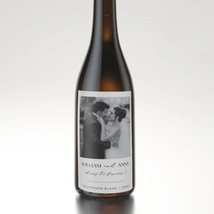 Custom Minimalist Wine Labels – Personalized Wedding Favors & Gifts