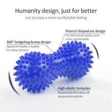 Load image into Gallery viewer, 1PCS PVC Peanut Prickle Ball for Fascial Massage Cervical And Plantar Muscle Relaxation Training Exercise Equipment