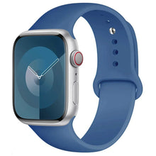 Load image into Gallery viewer, Silicone Band For Apple Watch strap 44mm 45mm 40mm 41mm 42-38mm 45 mm sport bracelet iwatch series 8 7 6 5 4 3 SE 9 Ultra 2 49mm