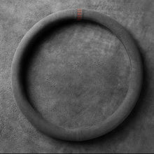 Load image into Gallery viewer, Car Steering Wheel Covers Cowhide Suede Steering Wheel Cover Wrap Universal 37-38cm Breathable Steering Covers Car Accessories