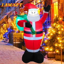 Load image into Gallery viewer, Christmas Inflatable Decoration Toy Built-in LED Lights Inflatable Model Ornament Xmas Party New Year Garden Indoor Outdoor Deco