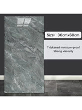 Load image into Gallery viewer, 10Pcs Self-adhesive Marble Tiles Sticker Waterproof 30cmx60cm Tiles Floor Stickers PVC Tile  Kitchen Bathroom Wall Sticker