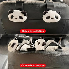 Load image into Gallery viewer, 2 Car Hooks, Car Interior Seats, Rear Multifunctional Cute Cartoon Panda Storage Hooks