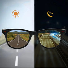 Load image into Gallery viewer, Night Vision Glasses PC Frame Polarized Sunglasses Men Outdoor Sport Sun Glasses Day Night Vision Driver Night Glasses Goggles