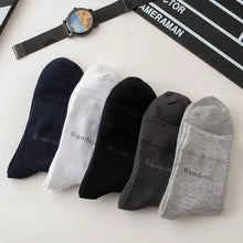 Load image into Gallery viewer, 10 Pairs Bamboo Fiber Socks Men Breathable Anti-Bacterial EU38-46