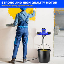 Load image into Gallery viewer, 2600W Portable Electric Cement Mixer, 6 Speed Handheld Mixer Stirring Tool for Mixing Grout Paint Mortar Mud Plaster Tool