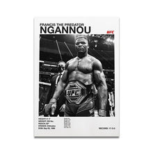 Load image into Gallery viewer, Boxing Fighting Star Canvas Wall Art Print Poster MMA Decorative Painting Home Decor Boxing Lover Gift Unframed
