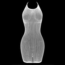 Load image into Gallery viewer, 1PC Women Sexy Fishnet Cover Up Without Bikini Hollow Out See Through Bodycon Dress Beachwear Summer Women's Swimwear DS140