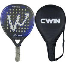 Load image into Gallery viewer, Cwin Paddle Racket Carbon Fiber Soft EVA Face for Adult Prefessional Training Tennis Paddle Racquet with Padel Shovel Protector