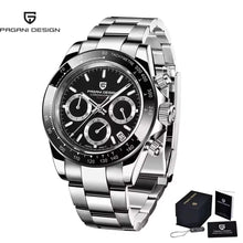 Load image into Gallery viewer, 40mm New V2 PAGANI DESIGN Men's Quartz Watches Sapphire Retro Chronograph Stainless Steel Waterproof Watch Men Relogio Masculino