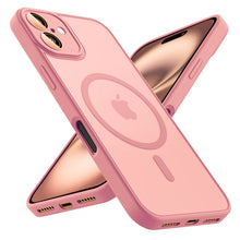 Load image into Gallery viewer, Luxury Frosted Phone Case For iPhone 16 15 14 13 12 11 Pro Max Plus 17 Air For Magsafe Matte Transparent Magnetic Cover