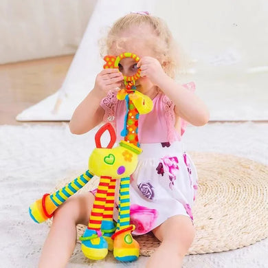 Plush Giraffe Toy Accessories Teether Early Learning Toys