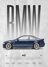 Load image into Gallery viewer, BMW Cars Competition Poster – Modern Canvas Wall Art