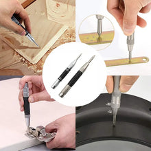 Load image into Gallery viewer, Spring Type Automatic Center Punch Glass Breaker Tool Window Breaker Punch Locator