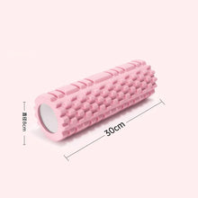 Load image into Gallery viewer, 30cm Yoga Column Gym Fitness Pilates Foam Roller Exercise Back Massage Roller Yoga Brick Home Fitness Equipment