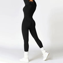 Load image into Gallery viewer, Yoga Velvet Jumpsuit Fitness Sports Gym Clothing Set Yoga Wear Pilates Workout Clothes for Women Outfit Push-up Activewear