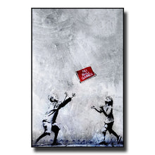 Load image into Gallery viewer, Banksy Street Graffiti Decorative Canvas Painting Art Poster Abstract Figure Mural Room Wall Decoration Prints
