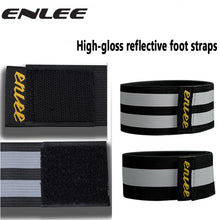 Load image into Gallery viewer, ENLEE Bicycle Trouser Straps Reflective Gaiters for Night Riding, Outdoor Hiking