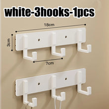 Load image into Gallery viewer, Household Wall Coat Rack Black Hooks For Hangging Clothes Towel Hanger Bathroom Robe Hook Heavy Duty Kitchen Accessories