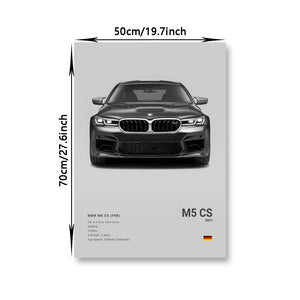 Famous Brand Cars SVJ GT3RS G80M3C Canvas Wall Art Print Poster 918 M5CS MSCSL Decorative Mural Home Decor Gift Unframed