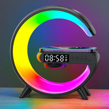 Load image into Gallery viewer, Multifunction Wireless Charger Pad Stand Speaker TF RGB Night Light 15W Fast Charging Station for iPhone Samsung Xiaomi Huawei
