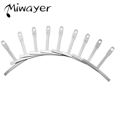 Miwayer 9 Pcs Guitar Radius Gauge Set - Under String, Luthier Tools, Fretboard Gauge