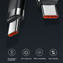 Load image into Gallery viewer, 120W Fast Charger PD Quick Charging High Quality USB C TO USB Type C Cable For iPhone Xiaomi 15 Plus Pro Max Samsung S24