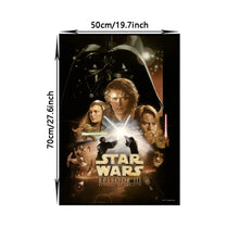 Load image into Gallery viewer, Star Wars Canvas Decorative Painting  Movie Art Mural Retro Poster Modern Home Wall Decoration Gift and Printing Aesthetic