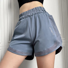 Load image into Gallery viewer, Sports Shorts for Women Anti-exposure Fitness Loose High-waist Yoga Pants Slimming Jogging Pants Outside Casual Pants Summer