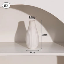 Load image into Gallery viewer, Ceramic Flower Vase Retro Table Decorative Vase Dried Flower Arrangement Pot Home Wedding Gifts Aesthetic Vase Desktop Ornament