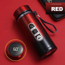 Load image into Gallery viewer, 500ml-1L Stainless Steel Thermos with LED Temp Display Vacuum Bottle
