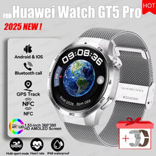 Load image into Gallery viewer, 2026 Watch 5 Pro GPS Track Compass Smart Watch Men 360*360 AMOLED Screen NFC BT Call Waterproof Health Monitor Man Smartwatches