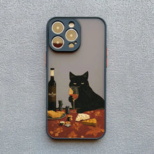 Load image into Gallery viewer, Funny Cat Daily Life Phone Case For iPhone 16 17 pro max Cases 11 12 14 Pro Max Mini 13 15 Plus XR Shockproof  Back Covers