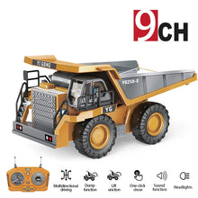 Load image into Gallery viewer, 1:24 RC Alloy Dump Truck &amp; Excavator - Heavy Engineering Toys for Boys