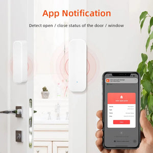 Smart WiFi Door Window Sensor Security Alarm Tuya Alexa Google Home Burglar Alert