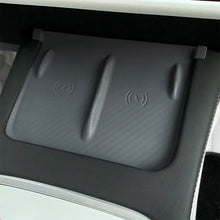 Load image into Gallery viewer, Car Wireless Charging Pad For New Tesla Model 3/Y 2024 2023 2022 Center Console Charger Mat Phone Mount Silicone Non-slip Pads
