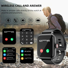 Load image into Gallery viewer, 2025New Upgrad Smart Watch For Men Women 1.83Inch Full Touch Display BT Call Sports Monitoring SmartWatch For Android&amp;IOS Phone