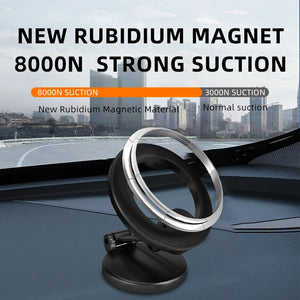 Magnetic Car Phone Holder Mount Hands-Free for iPhone 15 14 Pro - Universal Fit