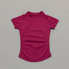 Load image into Gallery viewer, HISTELLO Impact Short Sleeve Top Women Gym Yoga Top Workout Clothes Sports T Shirt Fitness Activewear Running Tight Tops