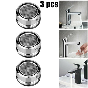 3pcs Brass Faucet Aerator Set: Water Saving, Replaceable Filter, Bathroom Bubbler